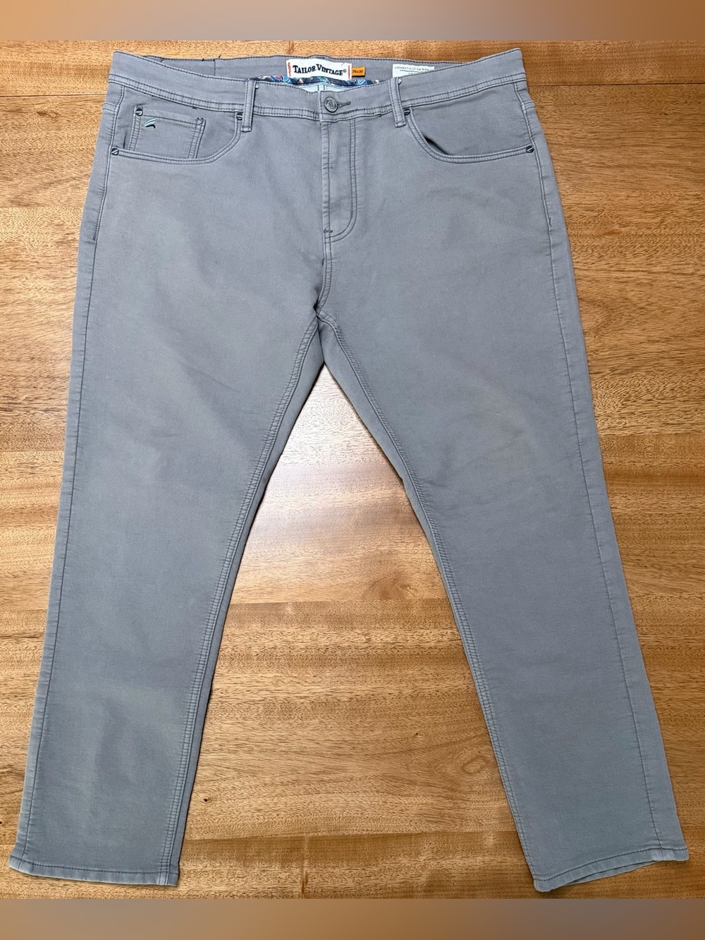Tailor Vintage - Men’s Canaan Slim Fit Comfort Stretch Waist Jean | Size 38 x 30